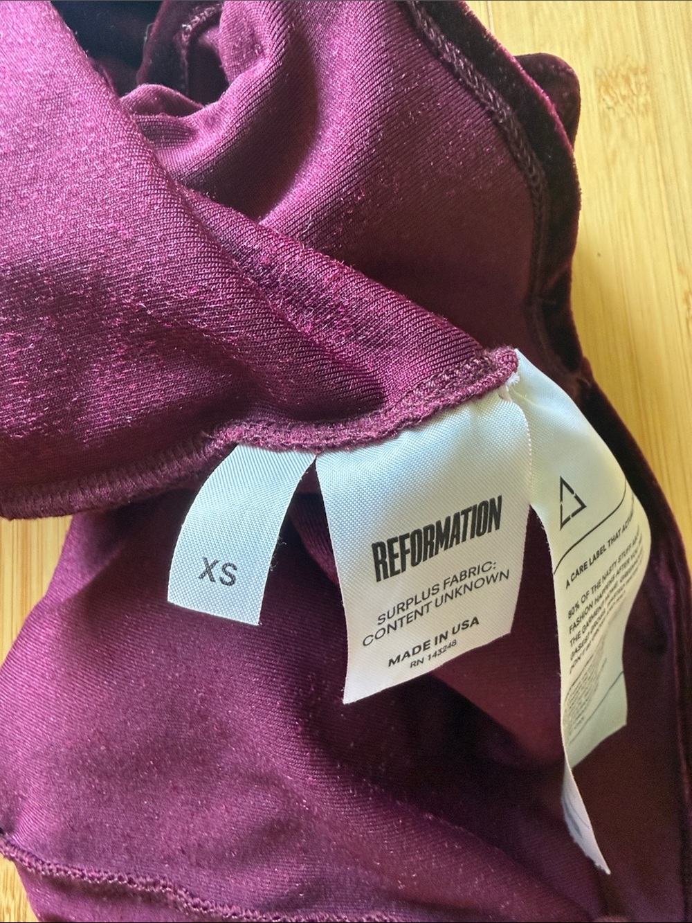 Reformation deep purple velvet sweetheart neck bodycon formal dress - Picture 3 of 4